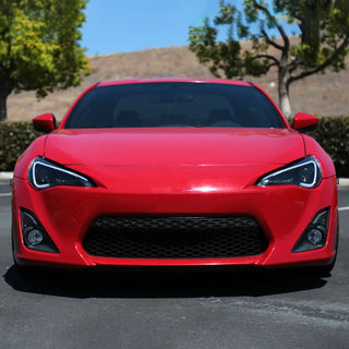 Spec D Projector Headlights w/ LED Light Bar (Glossy Black): Scion FRS 2013 - 2016