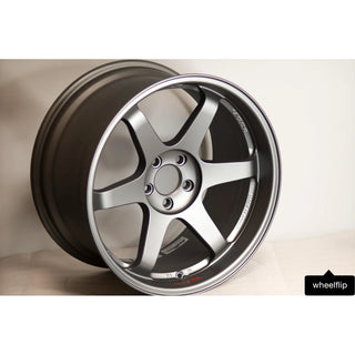 Volk Racing TE37SL / Titanium Gunmetal | 19x9.5 | 19x10.5 | 5x112 | +22mm | +35mm Offset