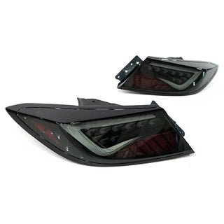 OLM Scythe Style LED Taillights Smoke Lens, Black Base, White Bar 2022-2026 BRZ / GR86