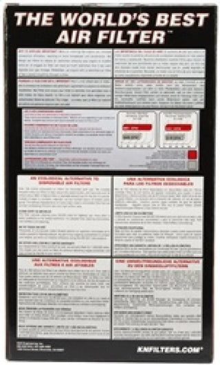K&N Universal Rubber Filter: Scion xB (2004 - 2006) & Scion tC (2005 - 2010)
