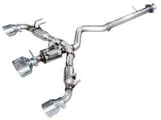 AWE Tuning Track Edition Catback Exhaust: Toyota GR Corolla 2023 - 2025 w/ Chrome Silver Tips