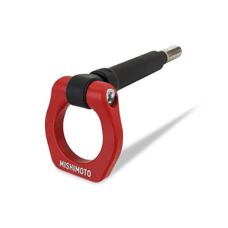 Mishimoto Front Tow Hook: Subaru BRZ (13-20), Toyota 86 (17-20) & Subaru WRX (18+) Red Racing