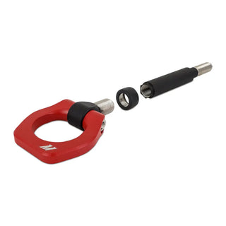 Mishimoto Front Tow Hook: Subaru BRZ (13-20), Toyota 86 (17-20) & Subaru WRX (18+) Red Racing