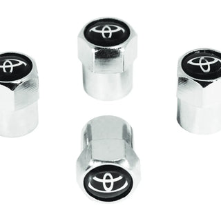 ZSPEC Chrome Valve Stem Tire Caps Toyota Style Set of 4