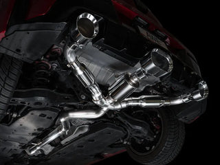 AWE Tuning Track Edition Catback Exhaust: Toyota GR Corolla 2023 - 2025 w/ Chrome Silver Tips