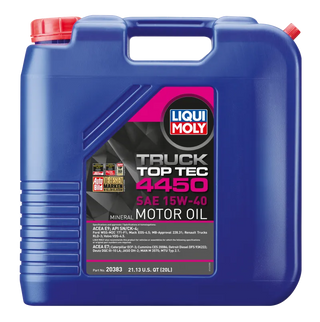 LIQUI MOLY Top Tec Truck 4450 Motor Oil SAE 15W40 (20383): Fits Most Models