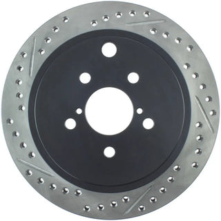 Stoptech Slotted & Drilled Sport Brake Rotor (Black E-Coat): BRZ/FR-S/86/GR86