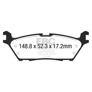 EBC Yellowstuff Performance Brake Pads: BRZ/FR-S/86