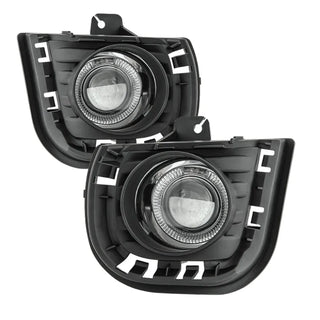 Spyder Halo Projector Fog Lights (FRONT): Scion tC 2014 - 2016 w/ Switch - Clear