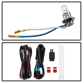 Spyder Halo Projector Fog Lights (FRONT): Scion tC 2014 - 2016 w/ Switch - Clear