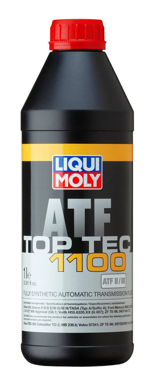 LIQUI MOLY Top Tec ATF 1100: Scion tC (2005 - 2010), Scion xA (2004 - 2006) & Scion xB (2004 - 2006)