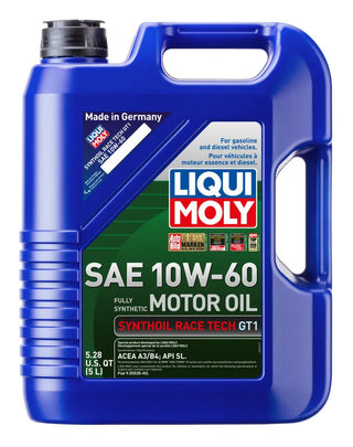 LIQUI MOLY Synthoil Race Tech GT1 Motor Oil SAE 10W60: Fits Most BMW M-Series Models