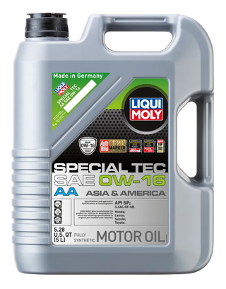 Liqui Moly Special Tec AA Motor Oil SAE 0W16: Fits Most Models