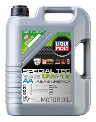 Liqui Moly Special Tec AA Motor Oil SAE 0W16: Fits Most Models