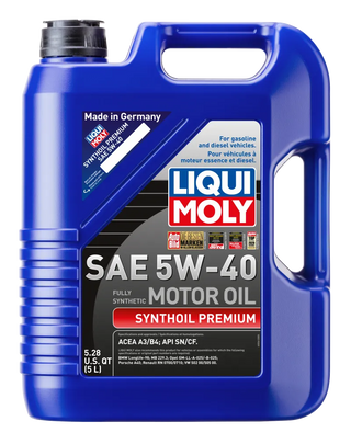 LIQUI MOLY Synthoil Premium Motor Oil SAE 5W40 (2041): Fits Most Scion Models