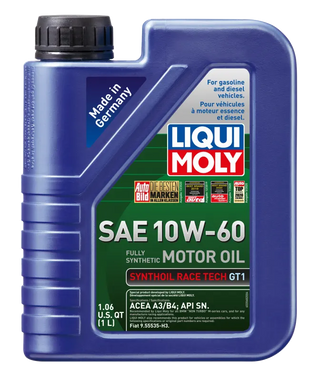 LIQUI MOLY Synthoil Race Tech GT1 Motor Oil SAE 10W60 (2068): Fits Most Scion Models