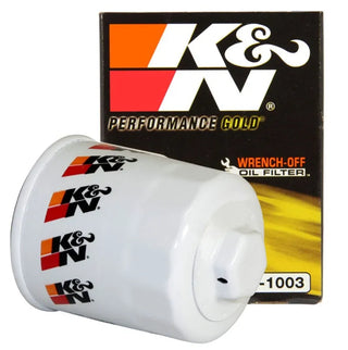 K&N Performance Gold Oil Filter: Fits Most Scion xA/xB/tC & Toyota GR Corolla