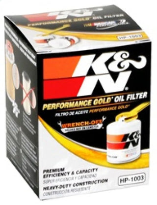 K&N Performance Gold Oil Filter: Fits Most Scion xA/xB/tC & Toyota GR Corolla