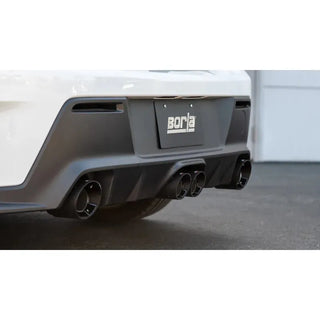 Borla ATAK Cat Back System: Toyota GR Corolla 2023 - 2026 w/ Carbon Fiber & Black Anodized
