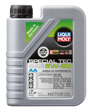LIQUI MOLY Special Tec AA Motor Oil SAE 5W20: Scion tC (07-10), xB (08-15), xD (08-09)