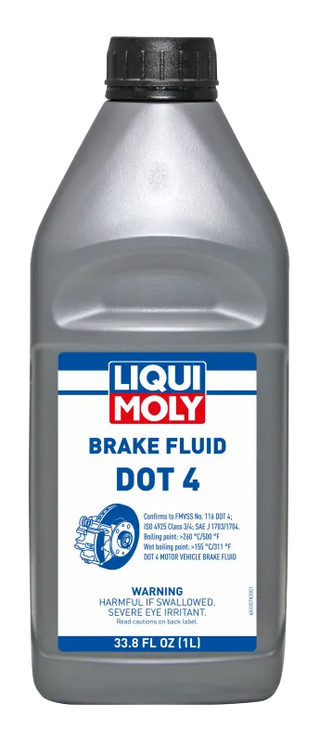 LIQUI MOLY DOT 4 Brake Fluid: Fits Most Vehicles (16-25)