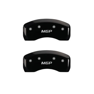 MGP Caliper Covers (FRONT AND REAR): Toyota 86 (18-19) w/ Black Finish Silver Characters
