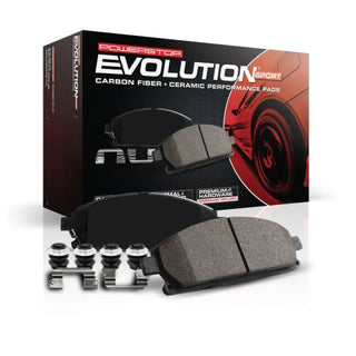 PowerStop Z23 Evolution Sport Brake Pads (FRONT): Toyota GR Supra 2021 - 2024 w/ Hardware
