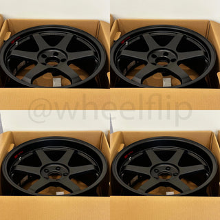 Volk Racing TE37SL / Matte Black | 19x9.5 | 19x10.5 | 5x112 | +22mm | +35mm Offset