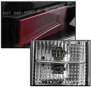 Spyder Black LED Tail Lights: Scion xB 2004 - 2006