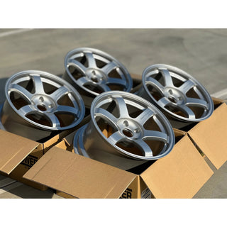 Volk Racing TE37 SAGA S-PLUS / Diamond Silver | 17x9 | 5x114.3 | +22mm Offset