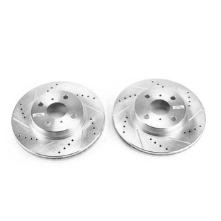 PowerStop Evolution Drilled and Slotted Rotors (FRONT): Scion iQ 2012 - 2015