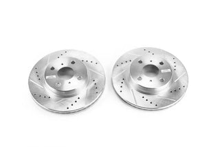 PowerStop Evolution Drilled and Slotted Rotors (FRONT): Scion iQ 2012 - 2015