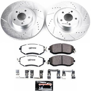PowerStop Z26 Brake Kit (FRONT): Subaru BRZ (13-24), Toyota 86 (17-20) & Toyota GR86 (22-24)