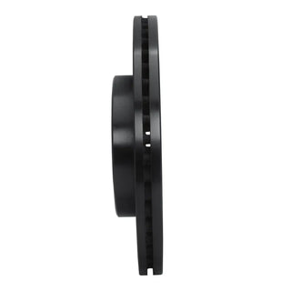 R1 04-06 Scion XB Front Left Drilled & Slotted Black Brake Rotor