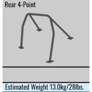 Cusco 4pt Safety21 Steel Roll Cage: Fits Subaru BRZ 13-20, Scion FR-S 13-16, Toyota 86 17-20