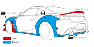 HKS Body Kit Type-R Base Kit: Subaru BRZ (22+) & Toyota GR86 (22+)