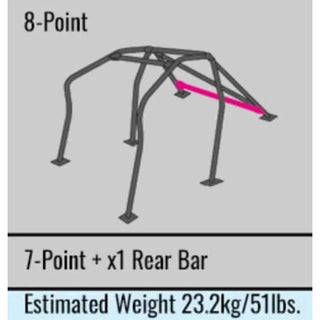 Cusco D1 Chromoly Roll Cage (LHD): Fits Most BRZ/FR-S/86 Models