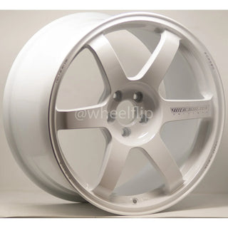 Volk Racing TE37 SAGA S-PLUS / Dash White | 18x9.5 | 5x114.3 | +38mm Offset