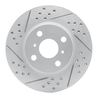 DFC 04-06 Scion Xa Front Left Drilled & Slotted Geoperformance Rotor
