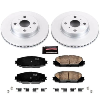 PowerStop Z17 Evolution Geomet Coated Brake Kit (FRONT): Scion iQ 2013