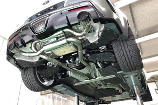 HKS Dual Hi-Power Titanium Tip Catback Exhaust: Toyota GR Supra A90 2020+ (B58) w/o OPF