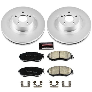 PowerStop Z17 Evolution Geomet Coated Brake Kit (FRONT): Fits Most BRZ/86/GR86/GR86 Models