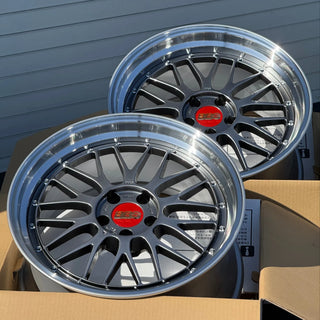 BBS LM / Diamond Black | 19x9.5 | 19x11 | 5x112 | +23mm | +35mm Offset