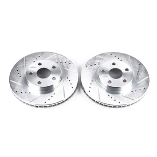 PowerStop Evolution Drilled & Slotted Rotors: Fits Most tC Models