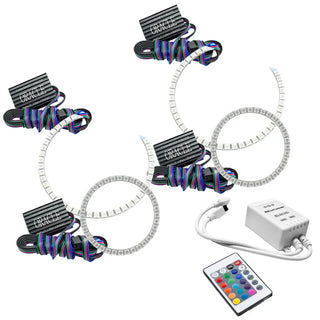 ORACLE Scion tC Dual Halo Kit: Scion tC 2011 - 2013 w/ Simple Controller