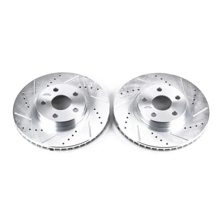 PowerStop Evolution Drilled & Slotted Rotors: Fits Most tC Models