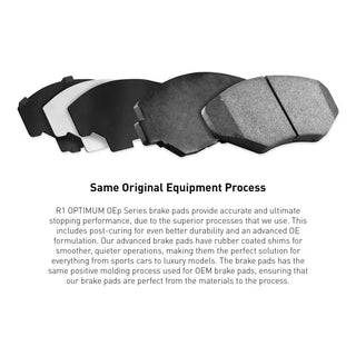 R1 2006-2025 Scion FR-S Rear R1 Optimum OE Pads & Hardware Kit