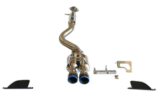 Invidia R400 Rolled Titanium Tip Catback: Toyota GR Corolla 2023+