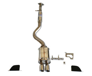 Invidia Q300 Rolled Stainless Steel Tip Catback: Toyota GR Corolla 2023+