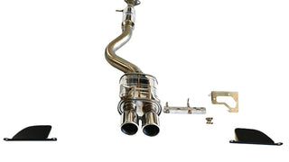Invidia Q300 Rolled Stainless Steel Tip Catback: Toyota GR Corolla 2023+